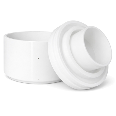 Форма под пресс с крышкой-поршнем (на 2,5-3 кг, низкая крышка), Сыротека